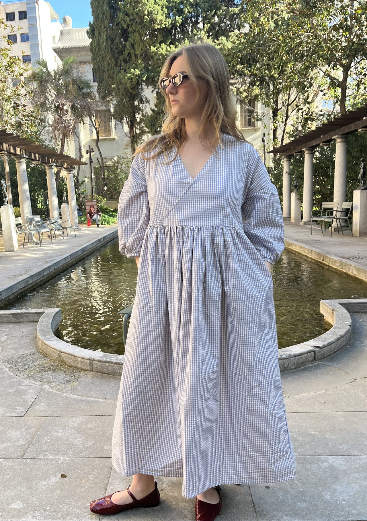 Wren Maxi Blue Check