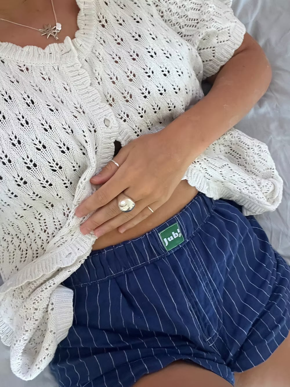 Boxer Shorts Colbalt Stripes