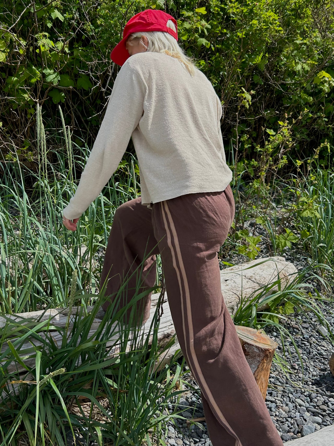 Tate Track Pant Chocolate