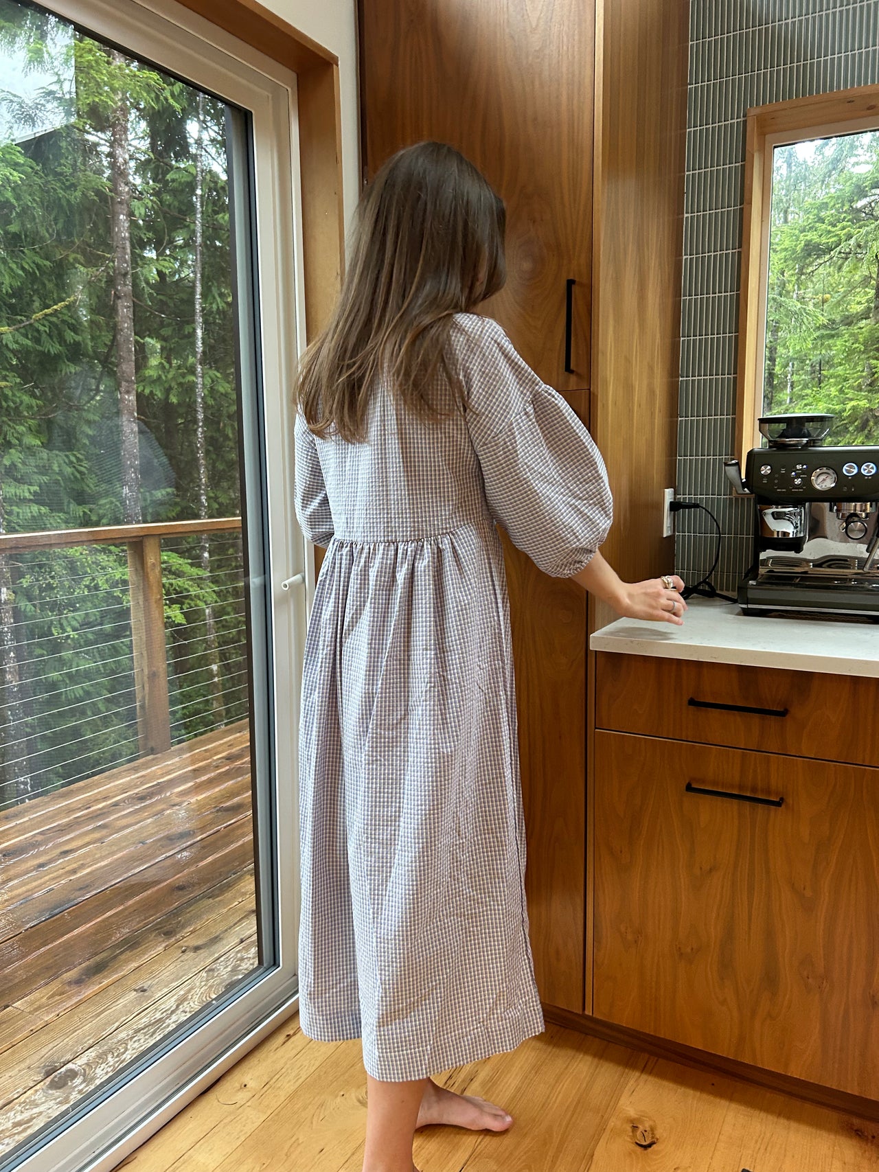 Wren Maxi Blue Check