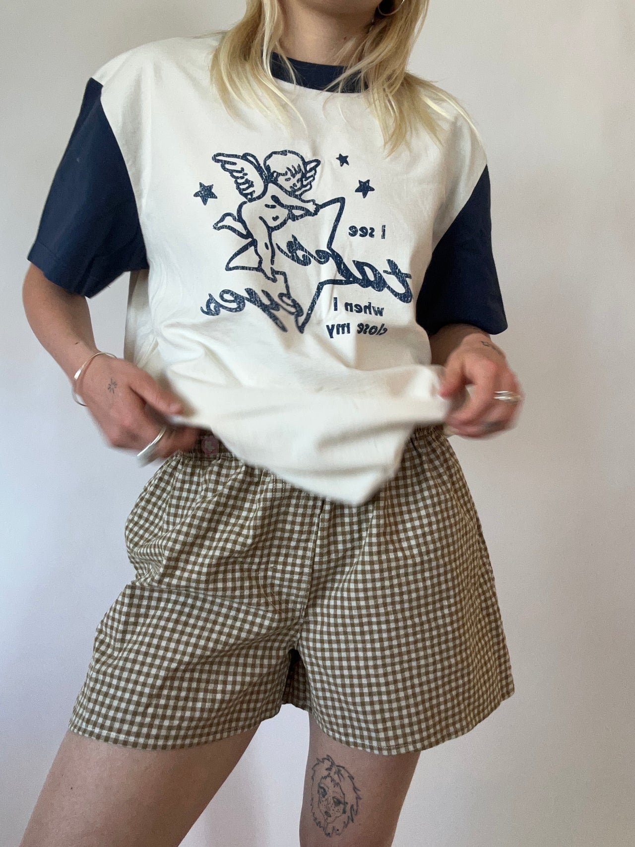 Boxer Shorts Olive Gingham