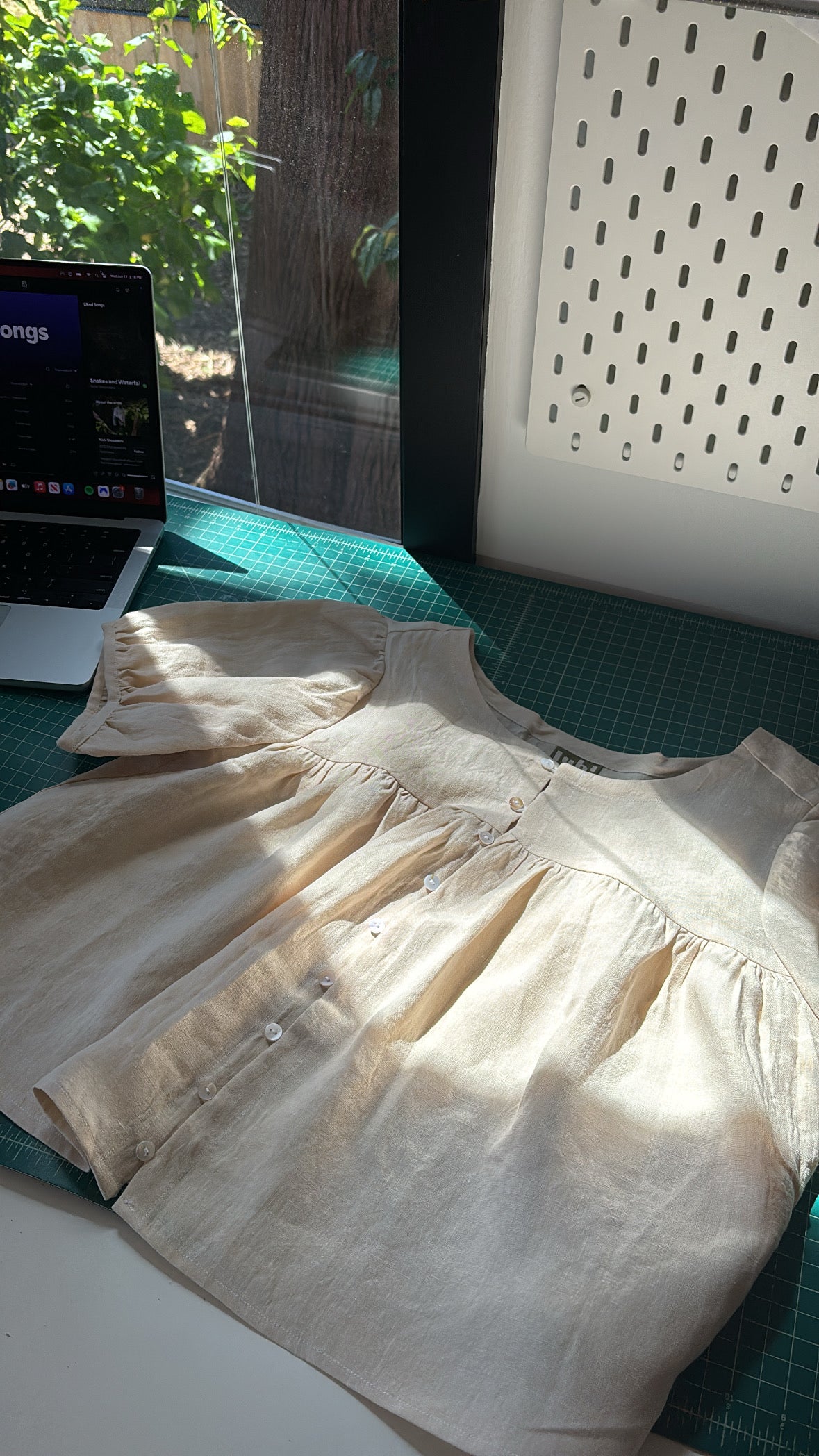 Babydoll Blouse Oatmeal