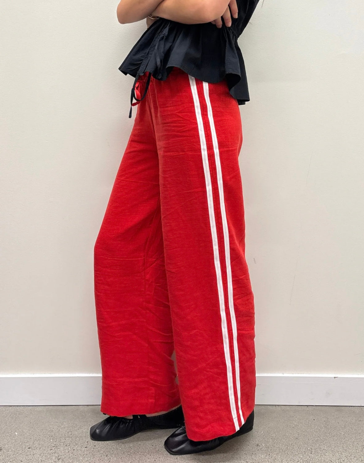 Tate Track Pant Cherry
