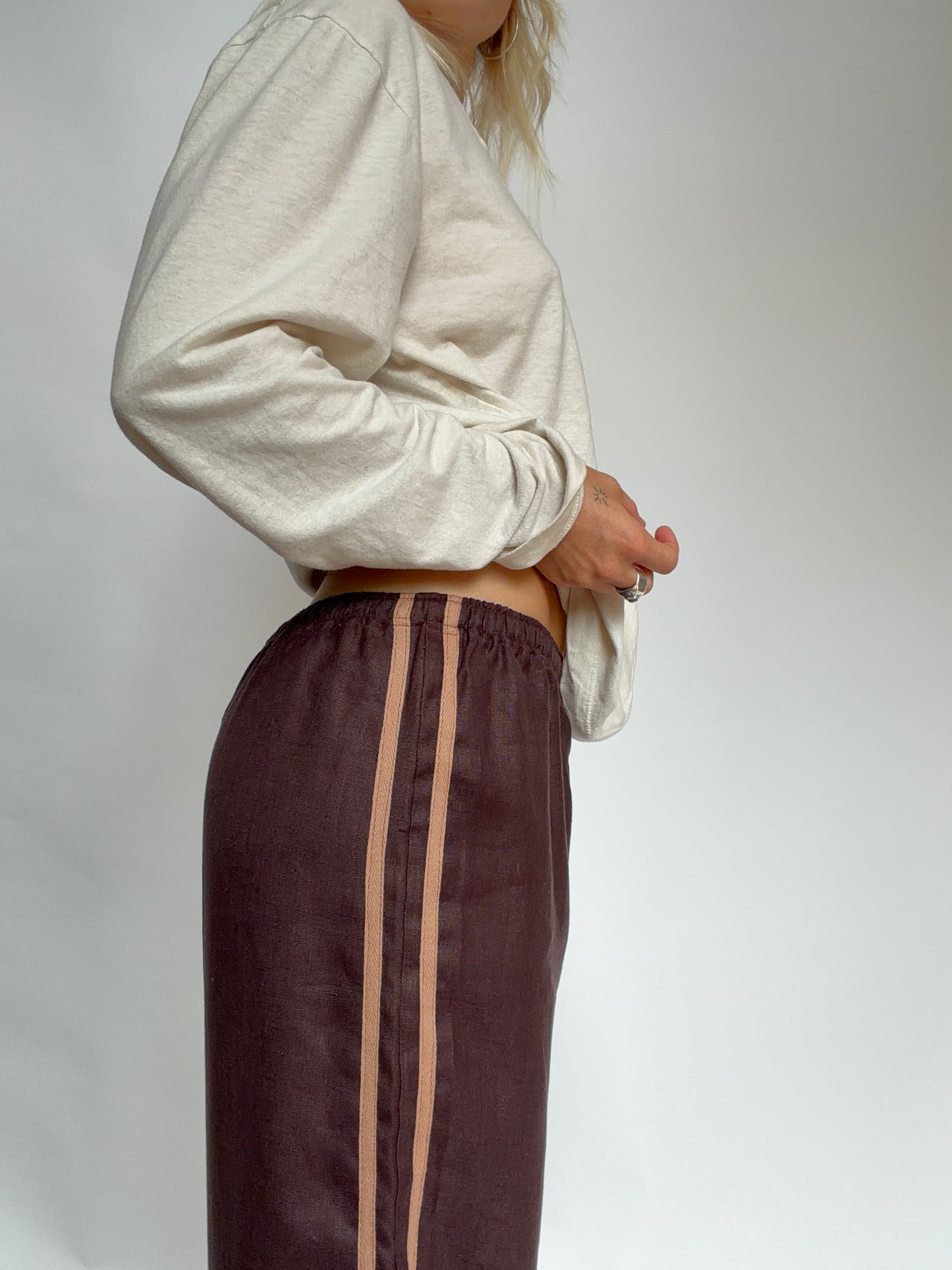 Tate Track Pant Chocolate *Whoops