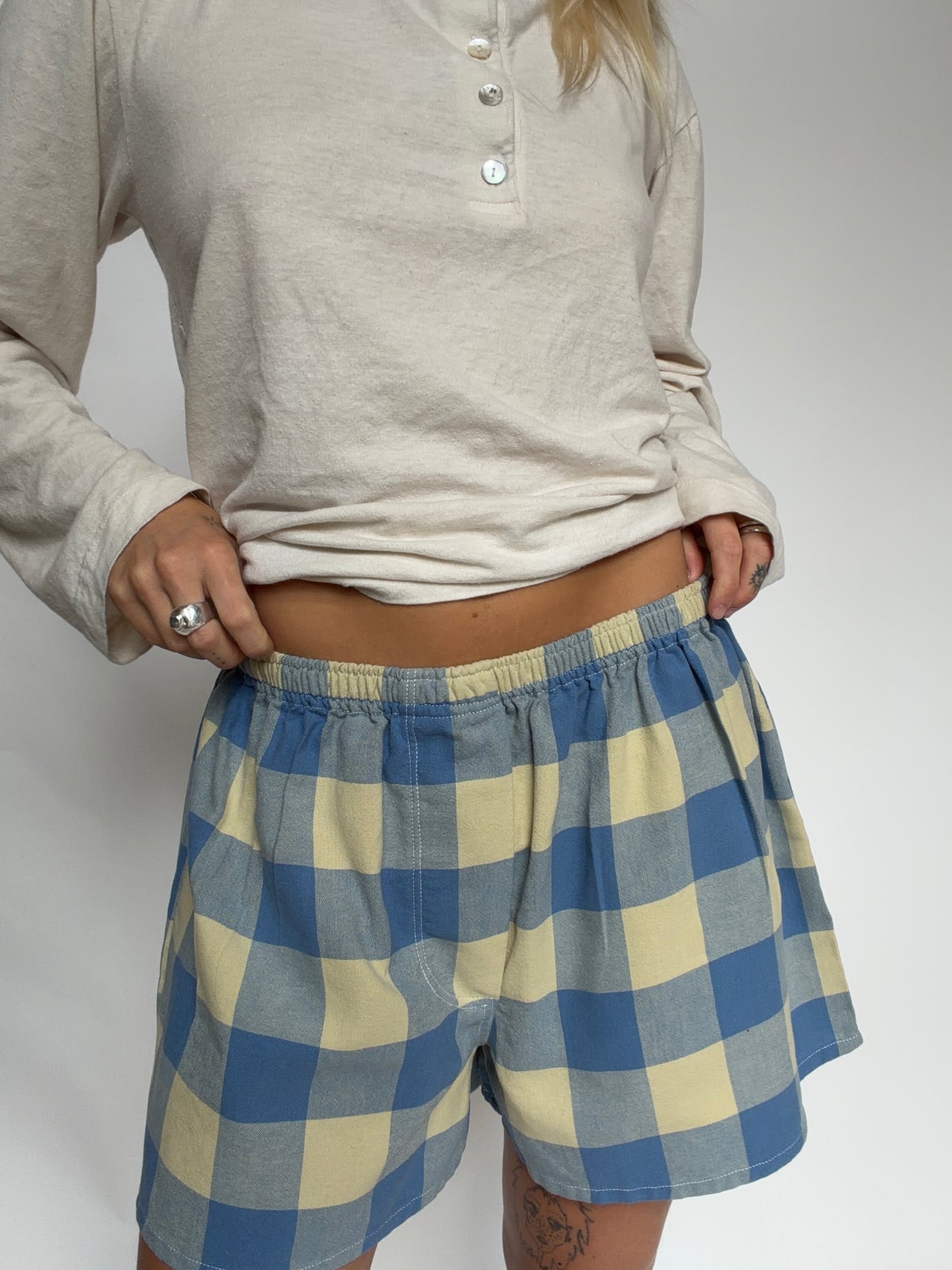 Blue & Yellow Deadstock Boxers