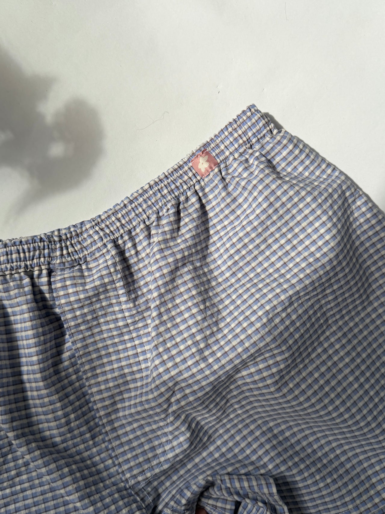 Blue Check Boxers
