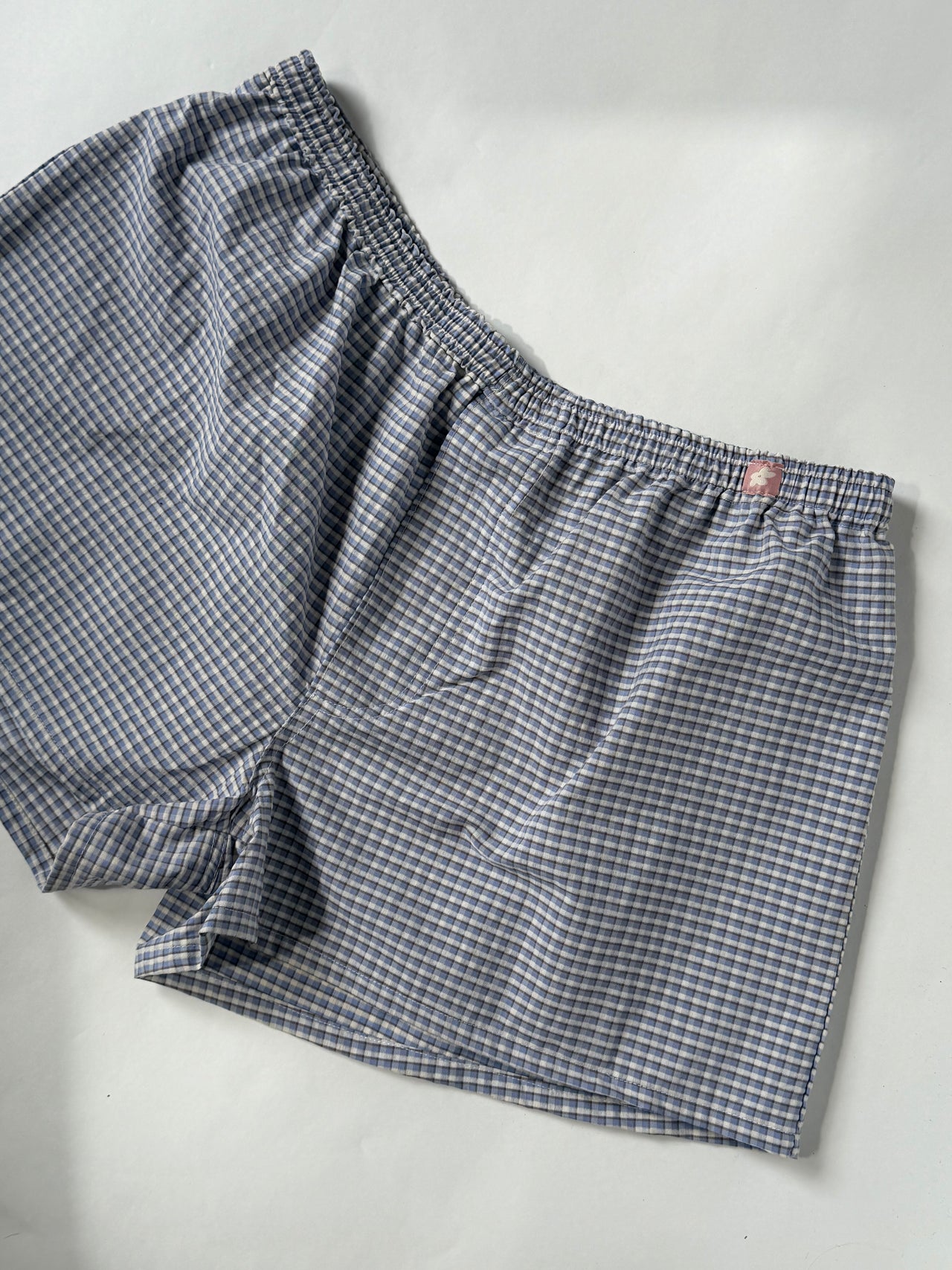Blue Check Boxers