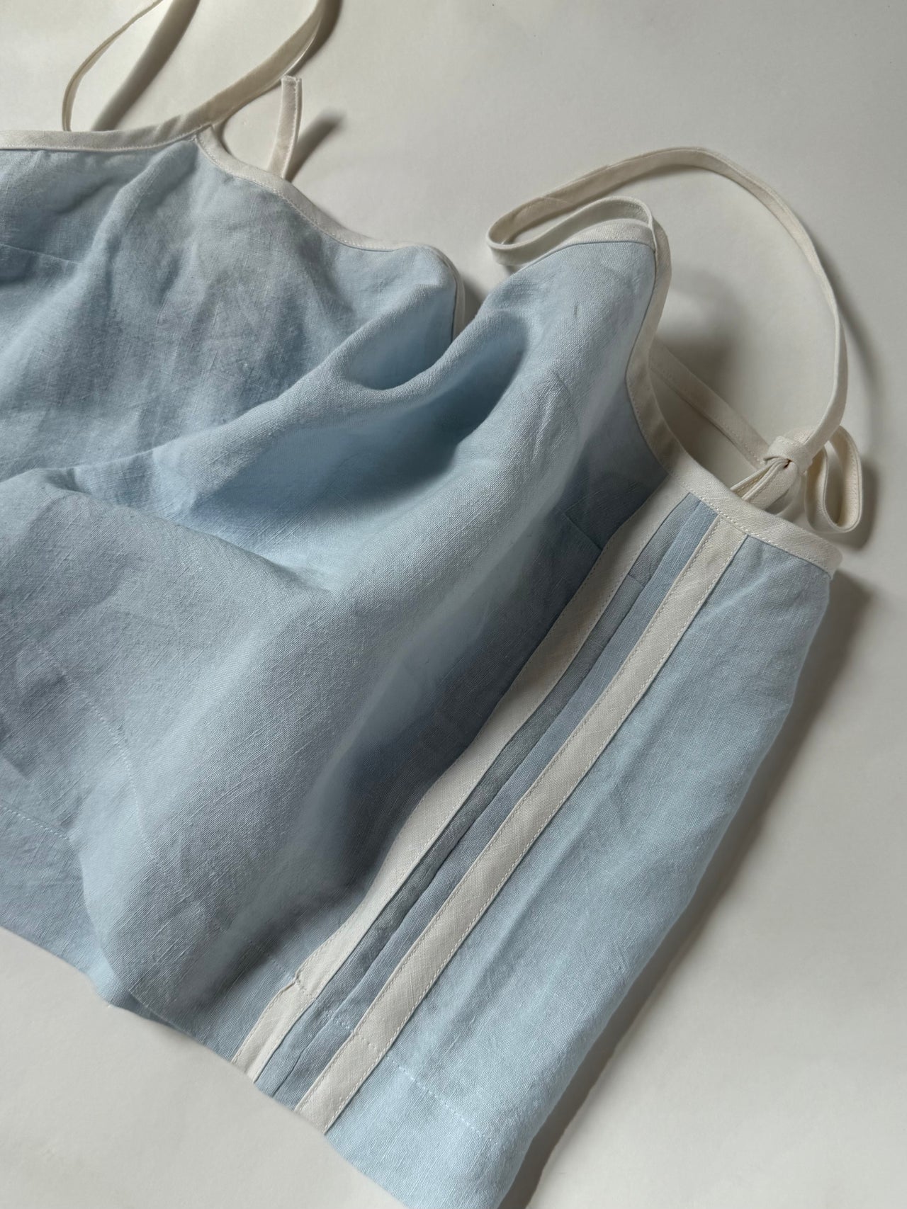 Tate Track Tank Top Baby Blue
