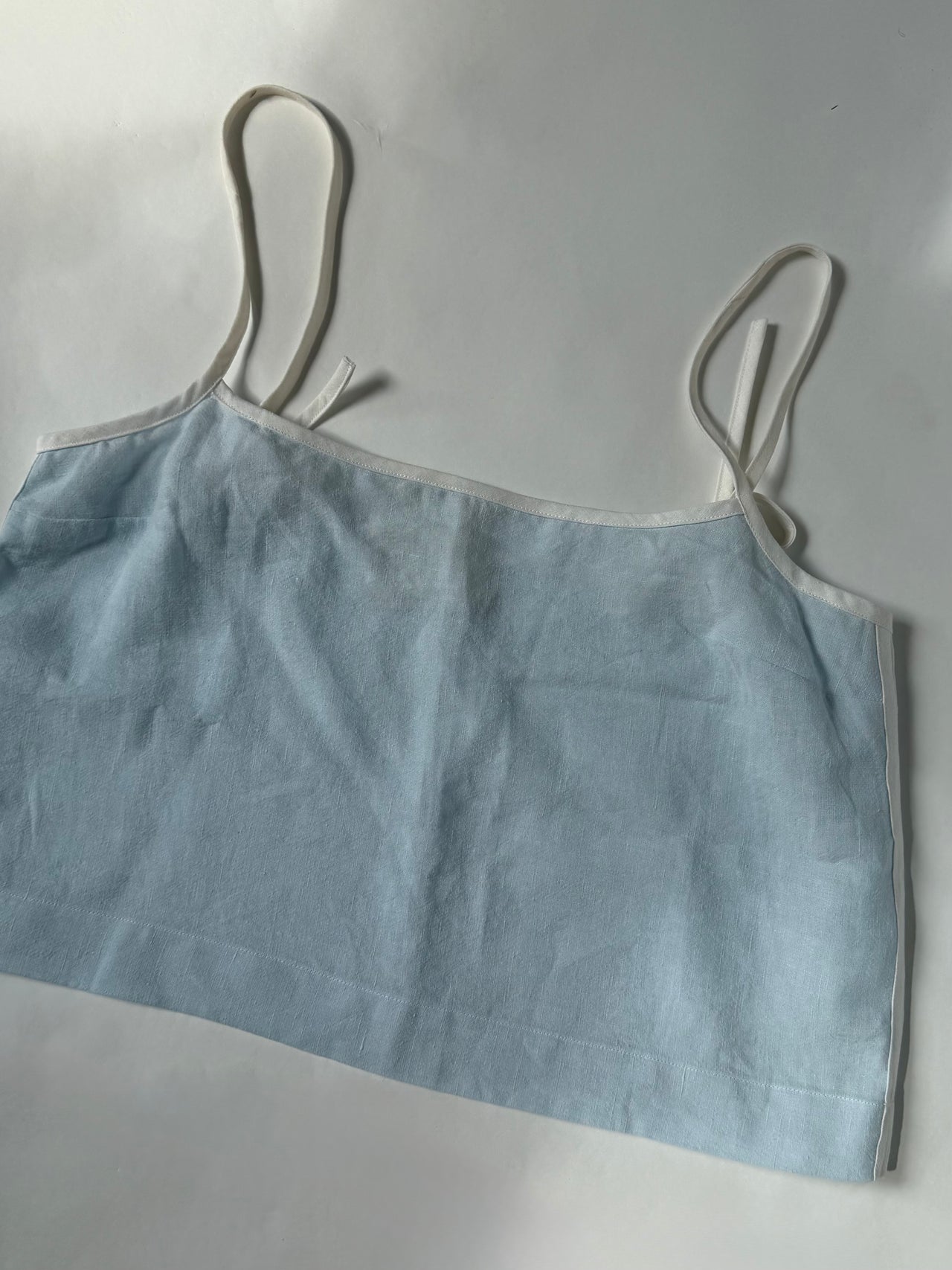 Tate Track Tank Top Baby Blue