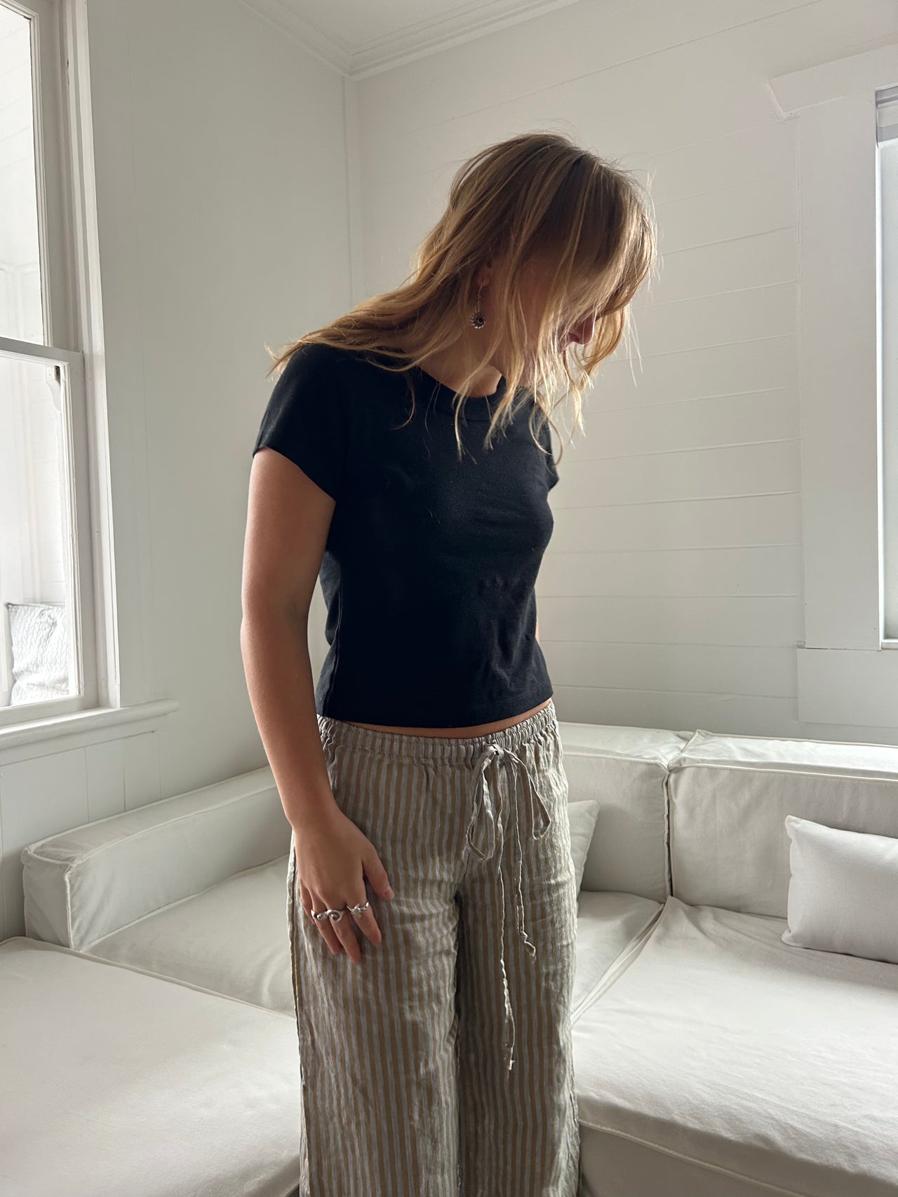 Plum Pants Seamoss Stripe