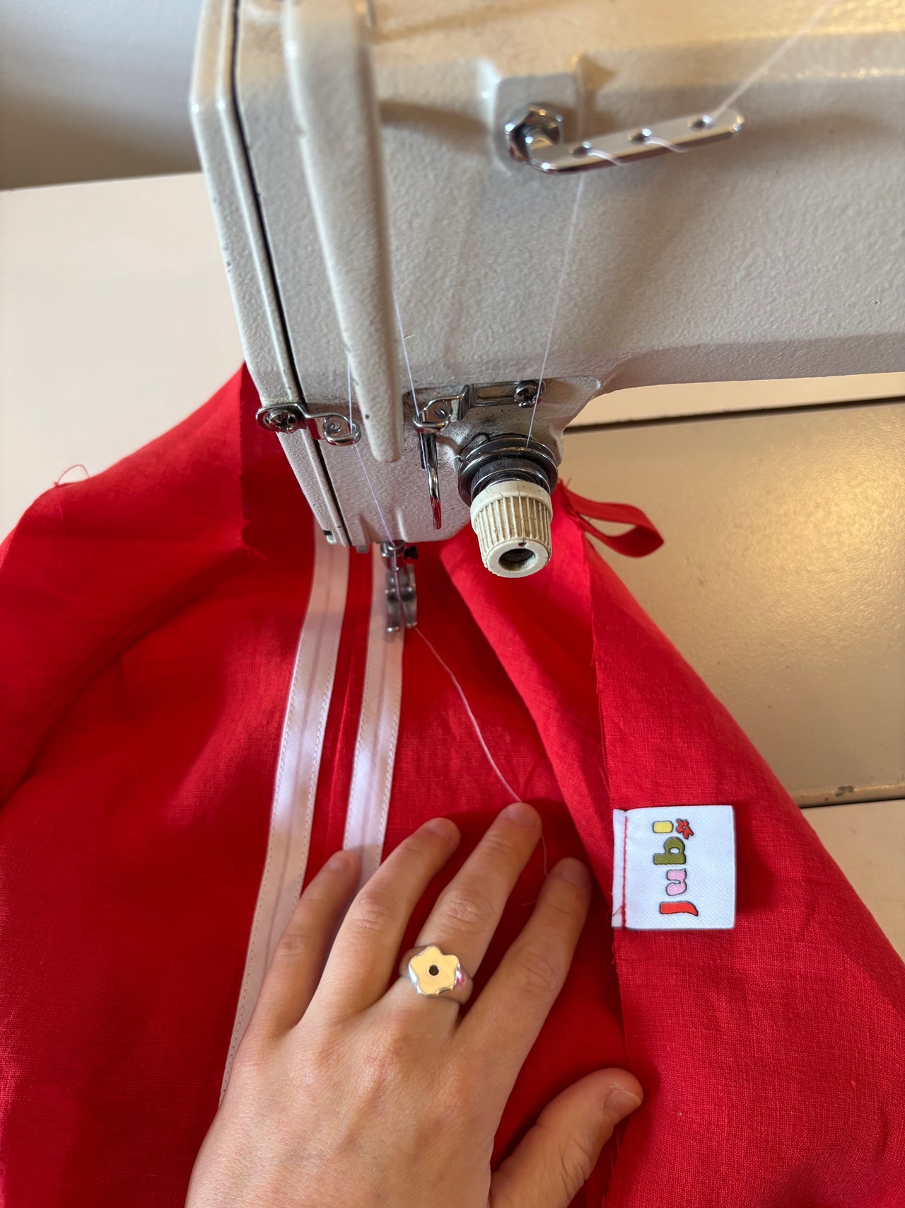 Tate Track Tank Top Cherry