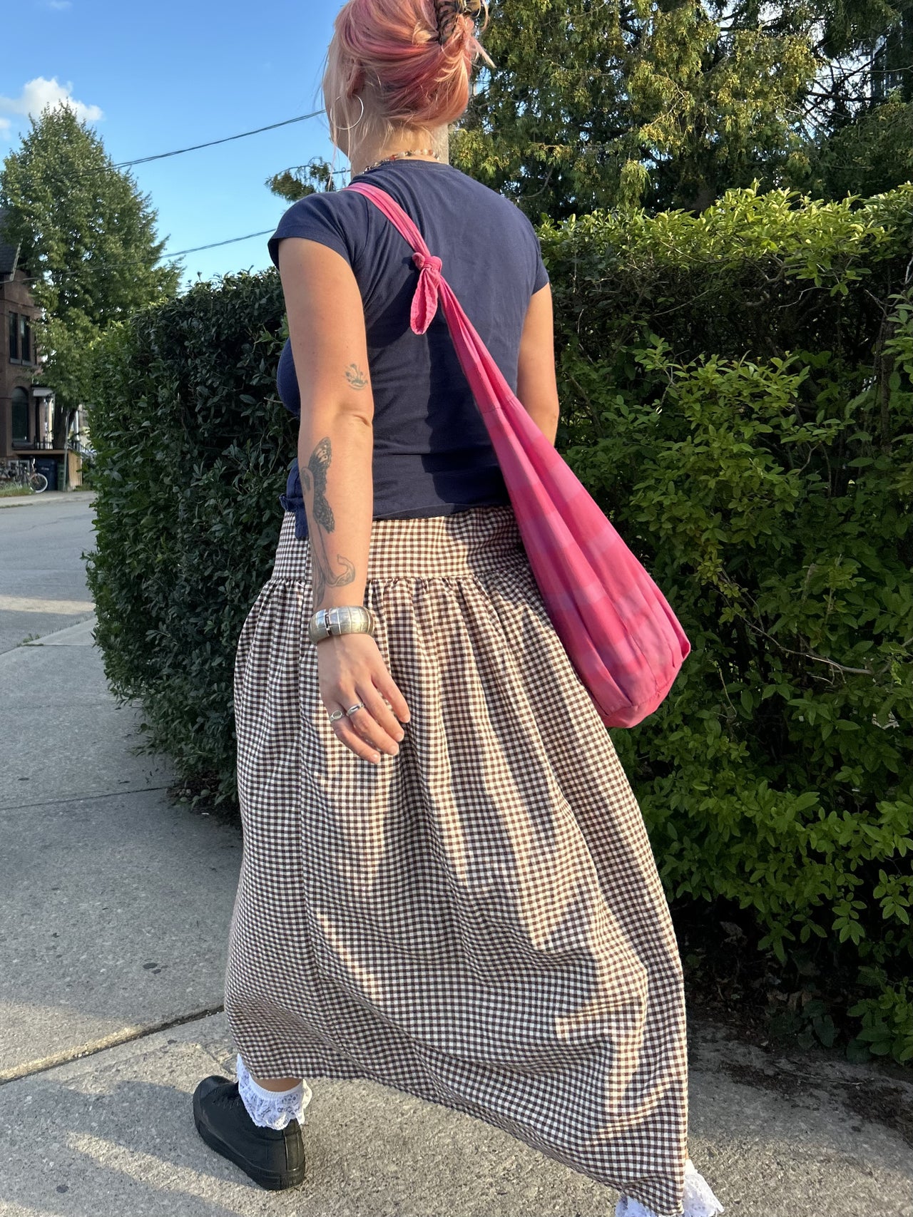 Soren Skirt in Chocolate Check